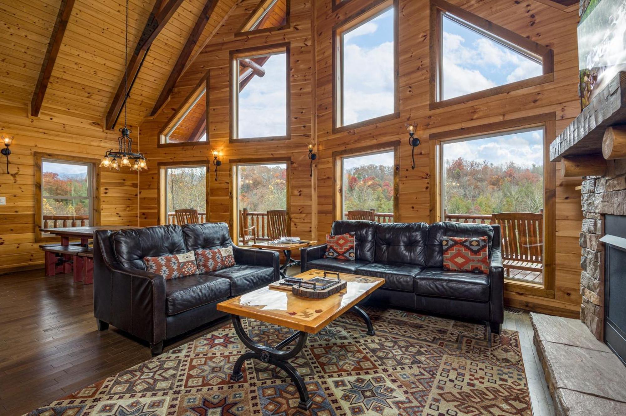 Ridge View Lodge Nature And Mountain View - Hot Tub - Firepit - Yard - Games Гатлинбург Экстерьер фото