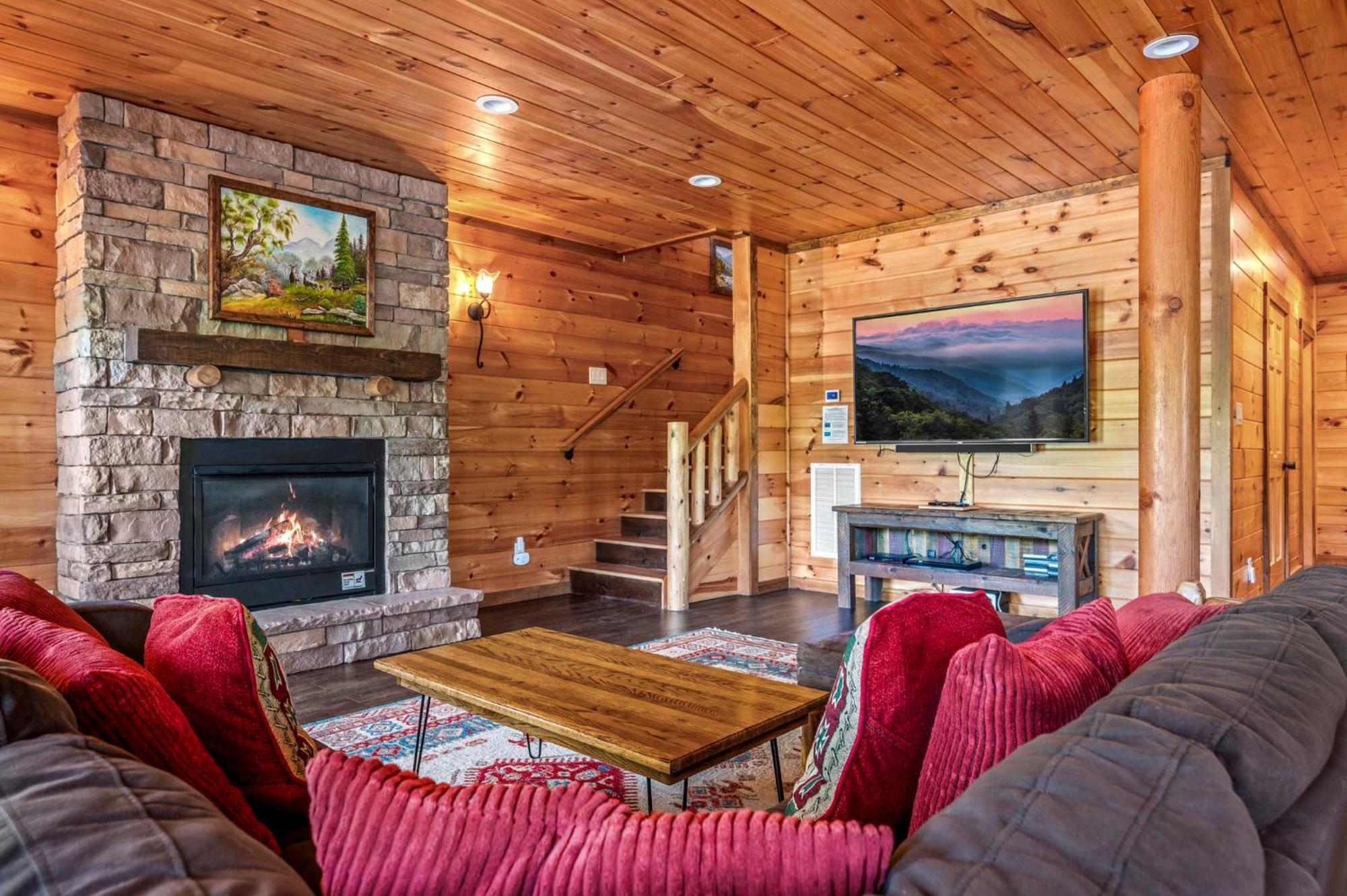 Ridge View Lodge Nature And Mountain View - Hot Tub - Firepit - Yard - Games Гатлинбург Экстерьер фото